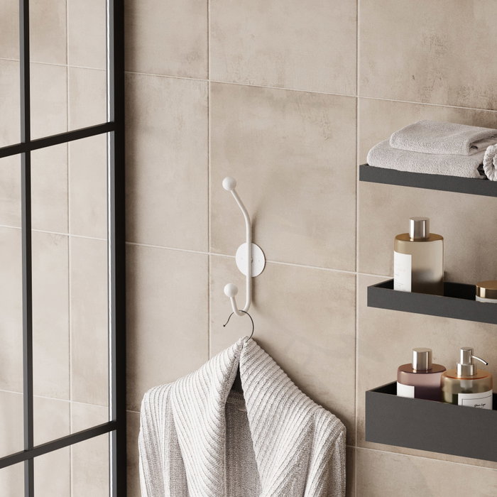 Wallity Rhino-B Gancho Metálico de Pared Blanco